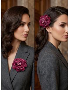 FLOR ROSA CARMESI FACILES DE CONJUNTAR | COLORES DE MODA 2
