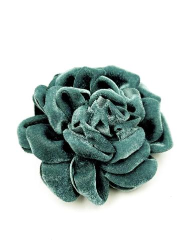 FLORES DE TELA PARA MUJER COLOR MODA AZUL NIEBLA | COMUNION Y PREBODA