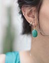 PENDIENTES VERDES
