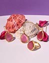 PENDIENTES FUCSIA