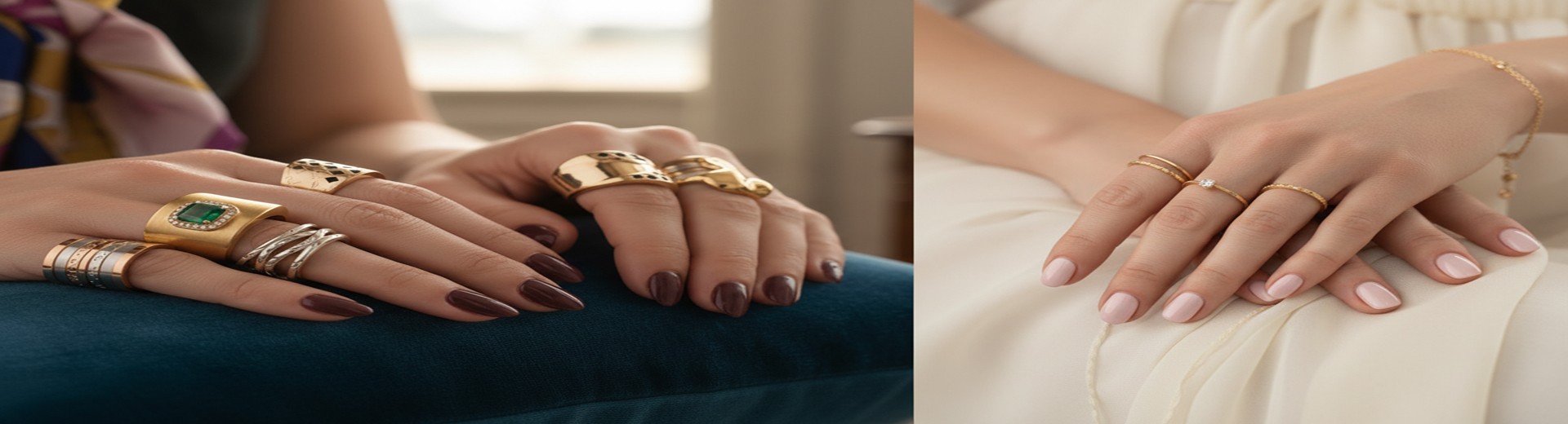 Anillos por Forma y Ajuste | Gruesos o Finos para Mujer